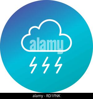 Storm Vector Icon For Personal And Commercial Use............. Stock Vector