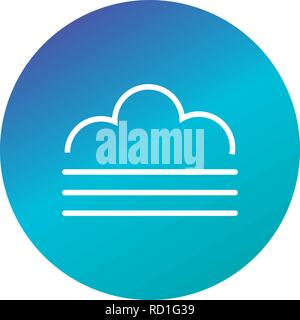 Fog Vector Icon For Personal And Commercial Use............. Stock Vector