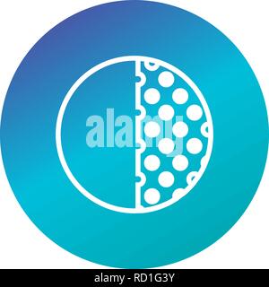 Last Quarter Vector Icon For Personal And Commercial Use............. Stock Vector
