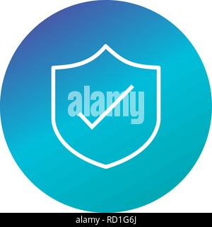 Shield Vector Icon For Personal And Commercial Use............. Stock Vector