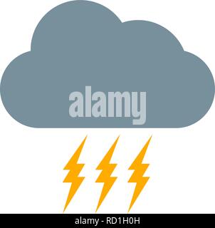 Storm Vector Icon For Personal And Commercial Use............. Stock Vector