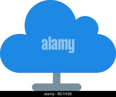 Cloud Computing Vector Icon For Personal And Commercial Use............. Stock Vector