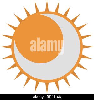 Eclipse Vector Icon For Personal And Commercial Use............. Stock Vector