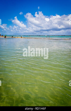 Beaches of Brazil - Frances Beach, Barra de Sao Miguel - Alagoas state Stock Photo