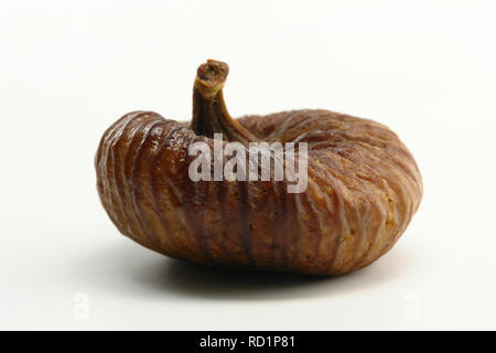 Single Dried Fgs (Isolated on white background) Stock Photo