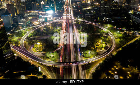 Semanggi Bridge, Jakarta, Indonesia Stock Photo