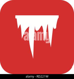 Icicle Vector Icon For Personal And Commercial Use............. Stock Vector