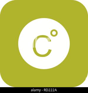 Celsius Vector Icon For Personal And Commercial Use............. Stock Vector