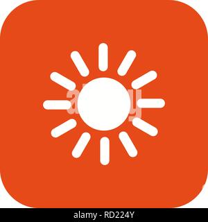 Sun Vector Icon For Personal And Commercial Use............... Stock Vector