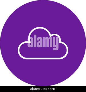 Weather Icon Cloud Vector Icon For Personal and Commercial Use....................... Stock Vector