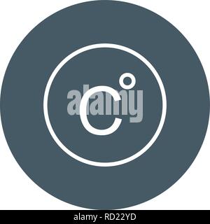 Celsius Vector Icon For Personal And Commercial Use............. Stock Vector