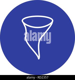Tornado Vector Icon For Personal And Commercial Use............. Stock Vector