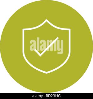 Shield Vector Icon For Personal And Commercial Use............. Stock Vector