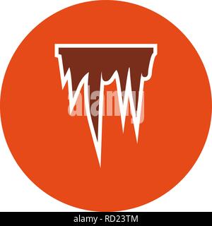 Icicle Vector Icon For Personal And Commercial Use............. Stock Vector