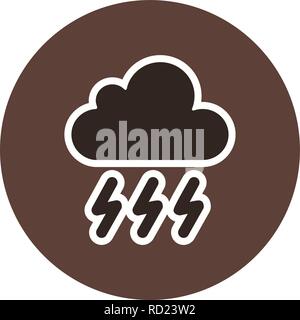 Storm Vector Icon For Personal And Commercial Use............. Stock Vector