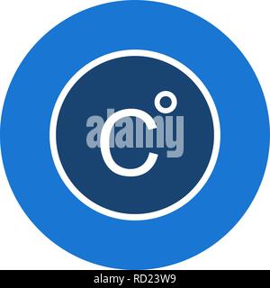 Celsius Vector Icon For Personal And Commercial Use............. Stock Vector