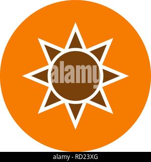 Brightness Vector Icon For Personal And Commercial Use............. Stock Vector