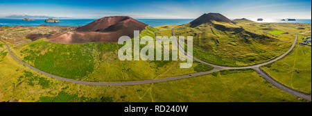 Eldfell Volcano, Heimaey, Westman Islands Stock Photo