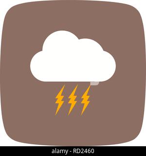 Storm Vector Icon For Personal And Commercial Use............. Stock Vector