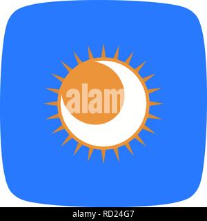 Eclipse Vector Icon For Personal And Commercial Use............. Stock Vector
