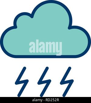 Storm Vector Icon For Personal And Commercial Use............. Stock Vector