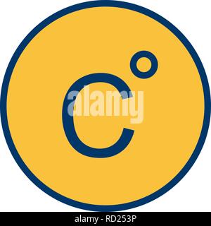 Celsius Vector Icon For Personal And Commercial Use............. Stock Vector