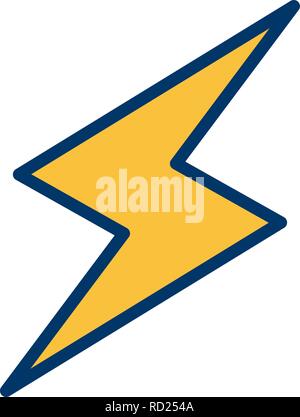 Lightning Button Vector Icon For Personal And Commercial Use............. Stock Vector