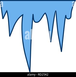 Icicle Vector Icon For Personal And Commercial Use............. Stock Vector
