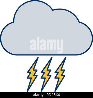 Storm Vector Icon For Personal And Commercial Use............. Stock Vector