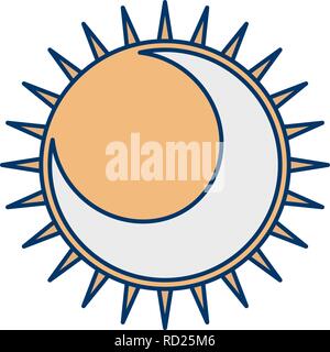 Eclipse Vector Icon For Personal And Commercial Use............. Stock Vector