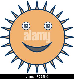 Sun smiling Vector Icon For Personal And Commercial Use............. Stock Vector