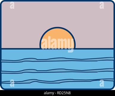 Sunset Vector Icon For Personal And Commercial Use............. Stock Vector