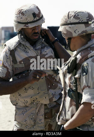 12th October 1993 A U.S. Army soldier in the UNOSOM headquarters ...