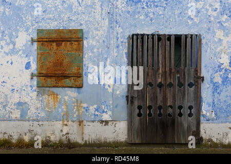 Window And Door Of A Traditional Granary In Bela Dulice Village