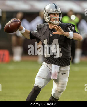 Oakland, California, USA. 1st Sep, 2005. New Orleans Saints quarterback  Todd Bouman (4) on Thursday, September 1, 2005, in Oakland, California. The  Raiders defeated the Saints 13-6 in a preseason game. Credit: