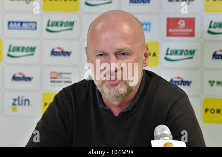 Czech football manager Michal Bilek (pictured) will coach the national team of Kazakhstan as of February, he told journalists in Zlin, Czech Republic, January 17, 2019. (CTK Photo/Dalibor Gluck) Stock Photo