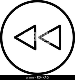 Back Sign Icon Vector Illustration For Personal And Commercial Use... Clean Look Trendy Icon... Stock Vector
