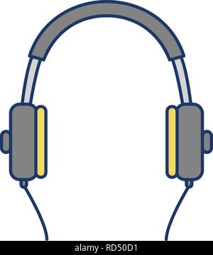 Headphones Sign Icon Vector Illustration For Personal And Commercial Use... Clean Look Trendy Icon... Stock Vector