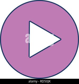 Play Sign Icon Vector Illustration For Personal And Commercial Use... Clean Look Trendy Icon... Stock Vector
