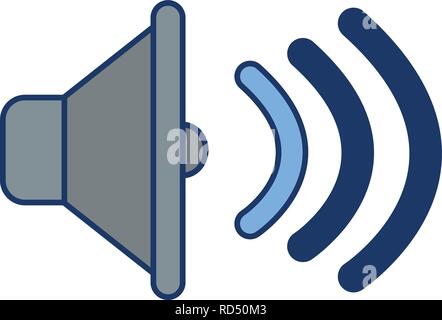 Sound Sign Icon Vector Illustration For Personal And Commercial Use... Clean Look Trendy Icon... Stock Vector
