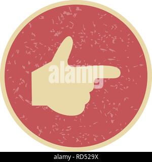 Hand Sign Icon Vector Illustration For Personal And Commercial Use... Clean Look Trendy Icon... Stock Vector