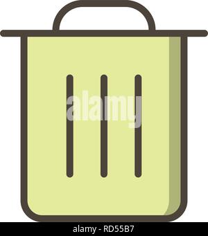 Garbage Sign Icon Vector Illustration For Personal And Commercial Use... Clean Look Trendy Icon... Stock Vector