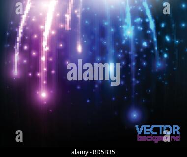 Lines composed of glowing backgrounds Stock Vector