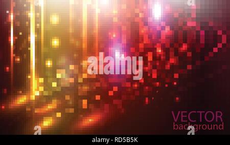 Lines composed of glowing backgrounds Stock Vector
