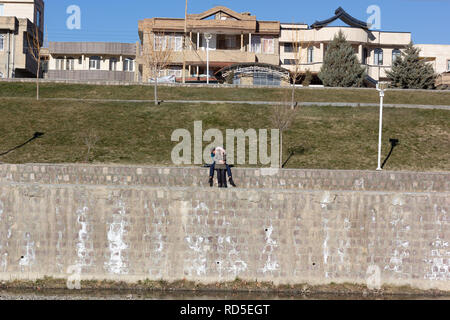 In the Saheli Park, Shahr chay, West Azerbaijan province, Urmia, Iran Stock Photo