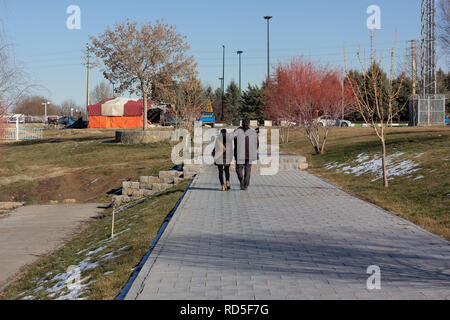 In the Saheli Park, Shahr chay, West Azerbaijan province, Urmia, Iran Stock Photo