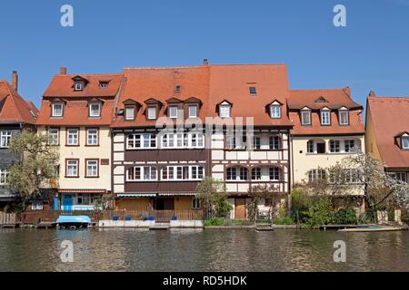 Little Venice, old town, Bamberg, Bavaria Stock Photo