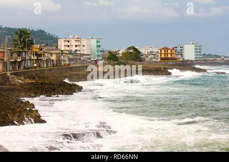 Baracoa Malecon, Guantanamo province, Cuba Stock Photo