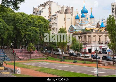 Argentinean first Russian orthodox church, San Telmo, Buenos Aires, Argentina, South America Stock Photo