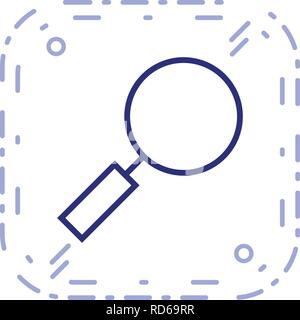 Magnifying Glass Sign Icon Vector Illustration For Personal And Commercial Use... Clean Look Trendy Icon... Stock Vector